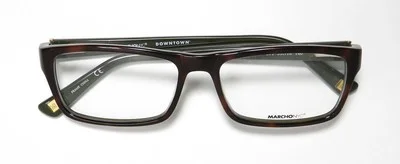 MARCHON NYC DOWNTOWN PACE 214 TORTOISE/ KHAKI CLASSIC SHAPE DESIGNER EYEGLASSES 2