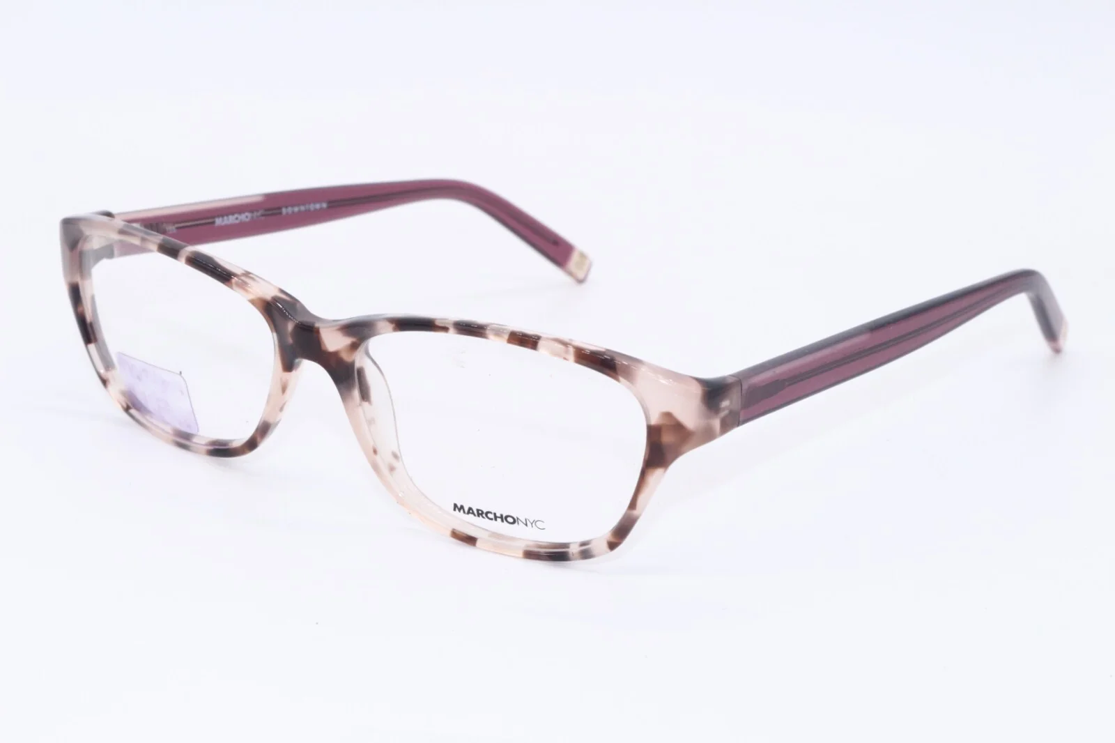 MARCHON NYC DOWNTOWN SPRING 674 HAVANA DESIGNER AUTHENTIC FRAME EYEGLASSES 51-15