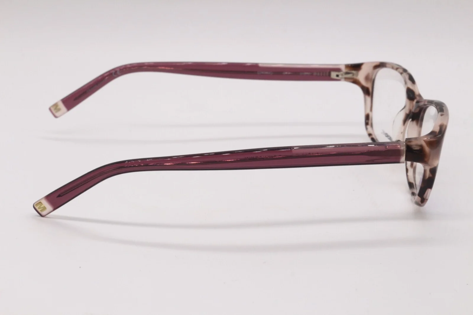 MARCHON NYC DOWNTOWN SPRING 674 HAVANA DESIGNER AUTHENTIC FRAME EYEGLASSES 51-15 3