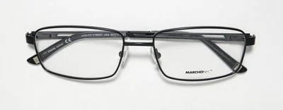 MARCHON NYC EAST SIDE SPRUCE STREET 434 RECTANGLE FULL RIM DESIGNER EYEGLASSES 2