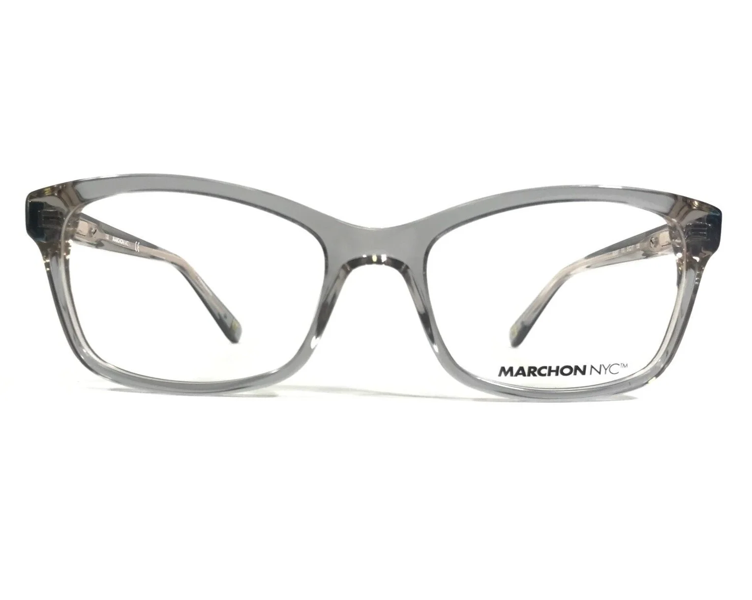 Marchon NYC Eyeglasses Frames M-5007 035 Grey Pink Clear Cat Eye 51-17-135