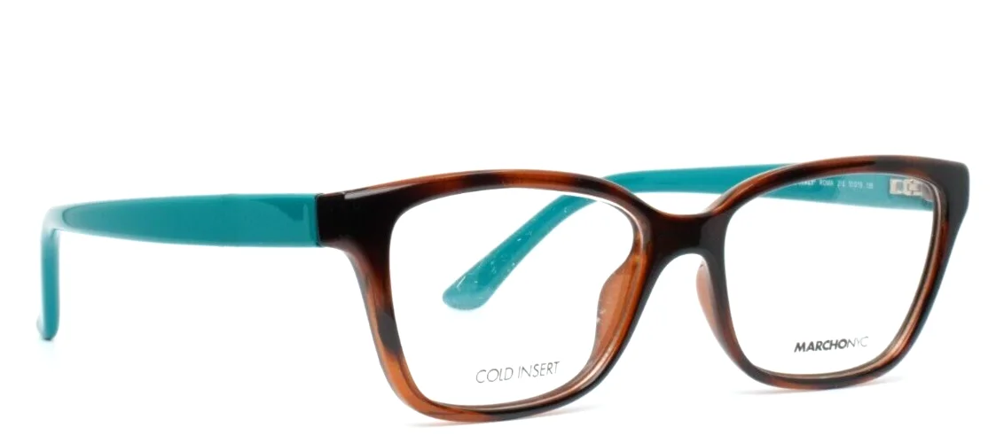 MARCHON NYC Little Italy Roma 215 Brown Womens Cat Eye Eyeglasses 51-15-135 3