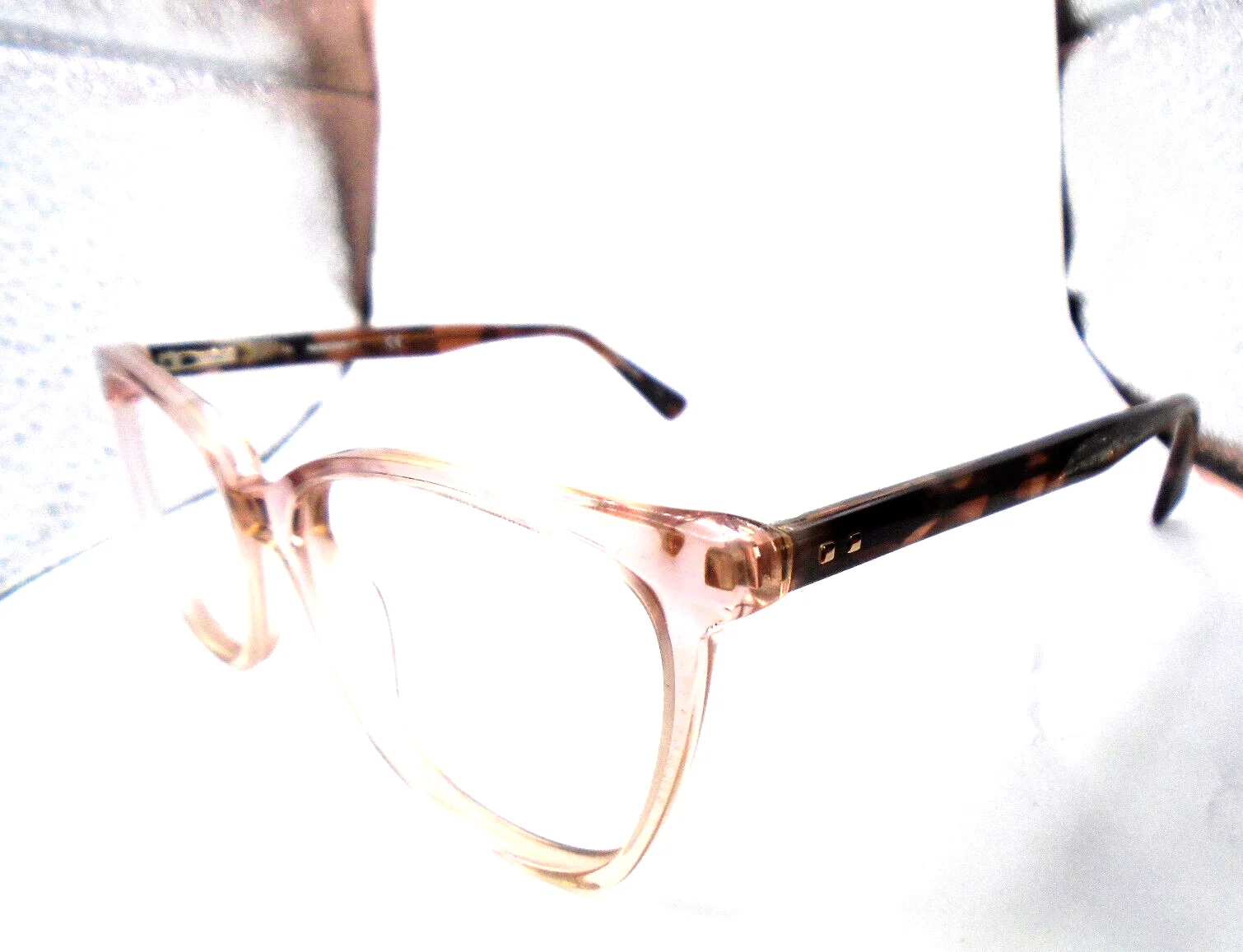 Marchon NYC M-5504 601 Blush/Tortoise 53-16-135 Womens Cateye Eyeglasses Frames 2