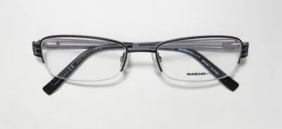 MARCHON NYC WEST SIDE M166 HALF RIM SHAPE LIGHTWEIGHT STYLE DESIGNER EYEGLASSES 2