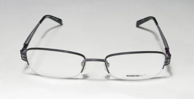 MARCHON NYC WEST SIDE M166 HALF RIM SHAPE LIGHTWEIGHT STYLE DESIGNER EYEGLASSES 3