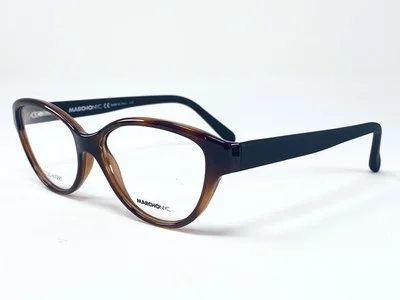 MARCHON Palermo Amber Tortoise/Matte Black Italian Womens Eyeglasses 53-15-135 2