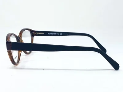 MARCHON Palermo Amber Tortoise/Matte Black Italian Womens Eyeglasses 53-15-135 3