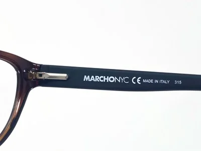 MARCHON Palermo Amber Tortoise/Matte Black Italian Womens Eyeglasses 53-15-135 4