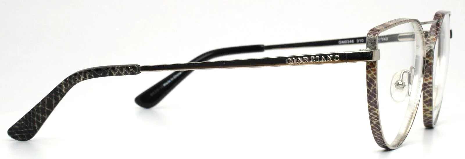 MARCIANO GM0346 010 Shiny Light Nickeltin Womens Aviator Eyeglasses 54-15-140 4