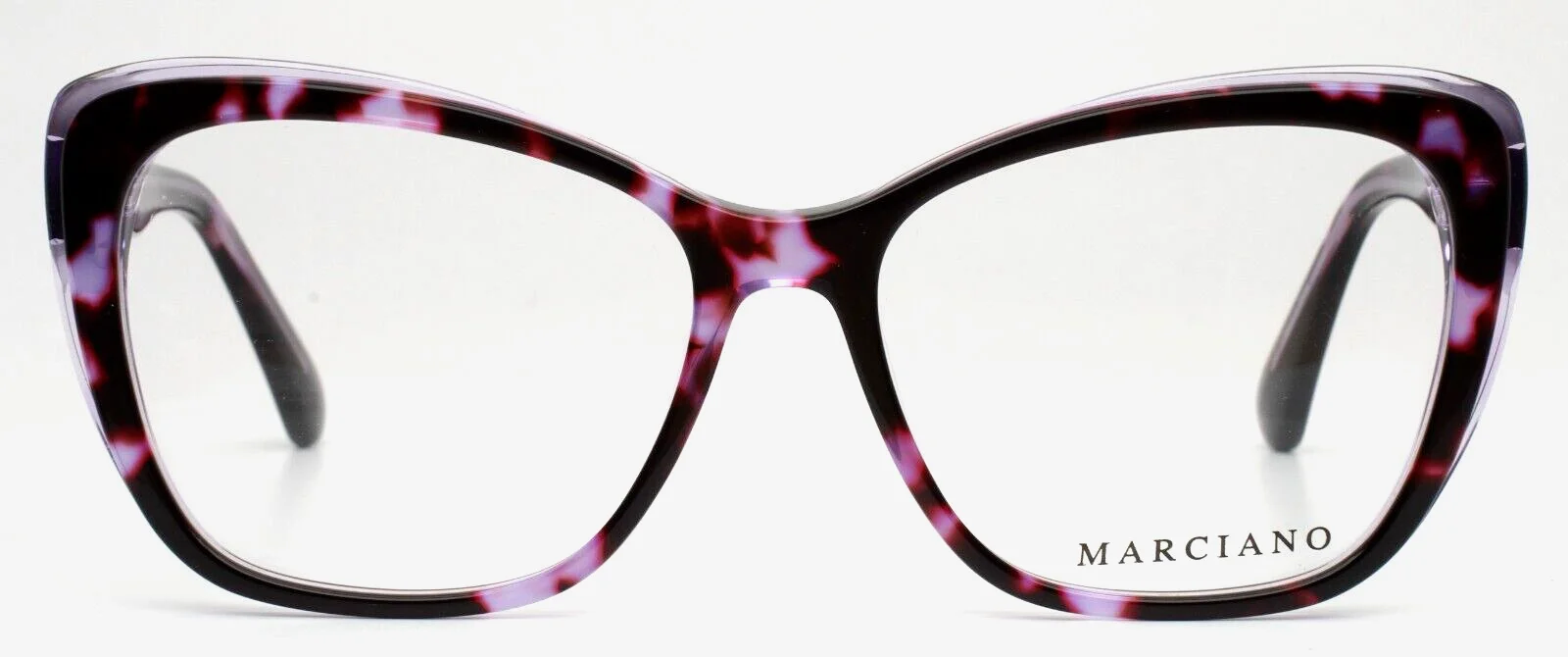 MARCIANO GM0378 083 Purple Tortoise Womens Cat Eye Eyeglasses 53-15-145 B:43 2