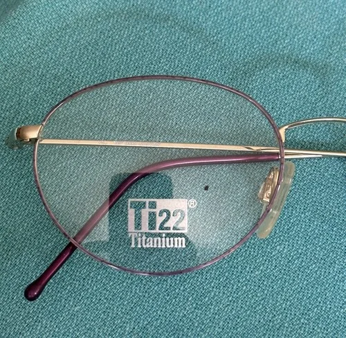 Marcolin Ti 22 2017 Titanium Eyeglasses Lilac Frames 50/19/140, made in Japan 3