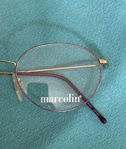 Marcolin Ti 22 2017 Titanium Eyeglasses Lilac Frames 50/19/140, made in Japan 4