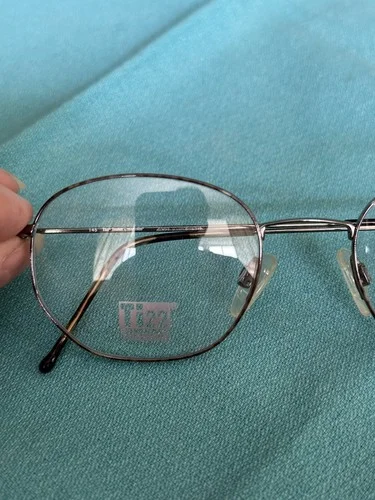 Marcolin Ti 22 2018 Titanium Demi Amber glasses Frames 53/ 20/145, made in Japan 3