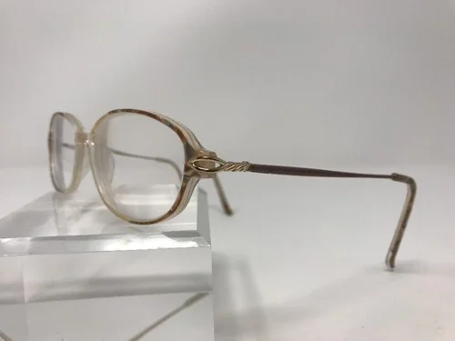 MARIE CLAIRE ANTOINETTE Eyeglasses 52-15-135 Pearl Brown Tortoise Polish R408