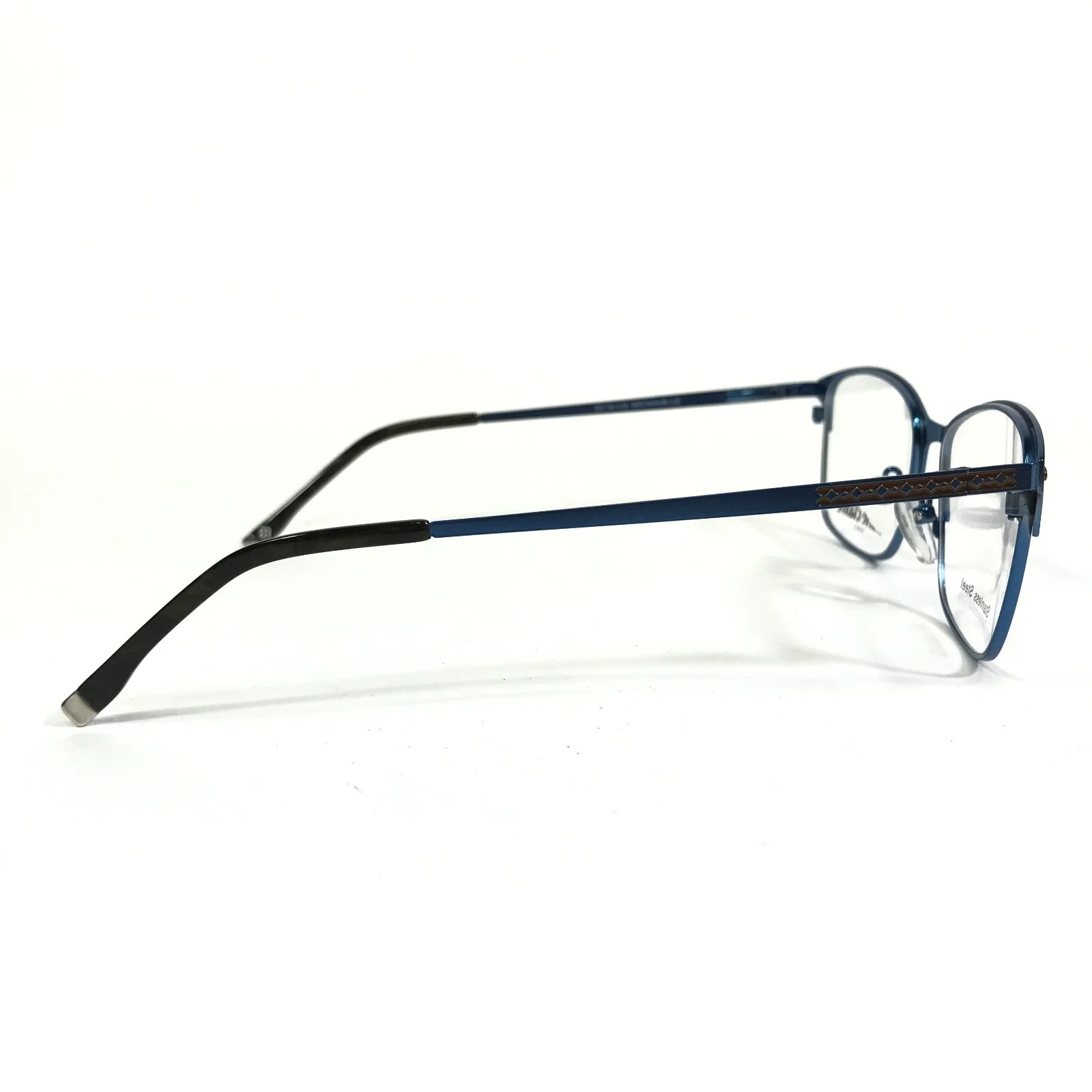 Marie Claire Eyeglasses Frames 6229 BROWN/BLUE Square Full Rim 52-16-135 3