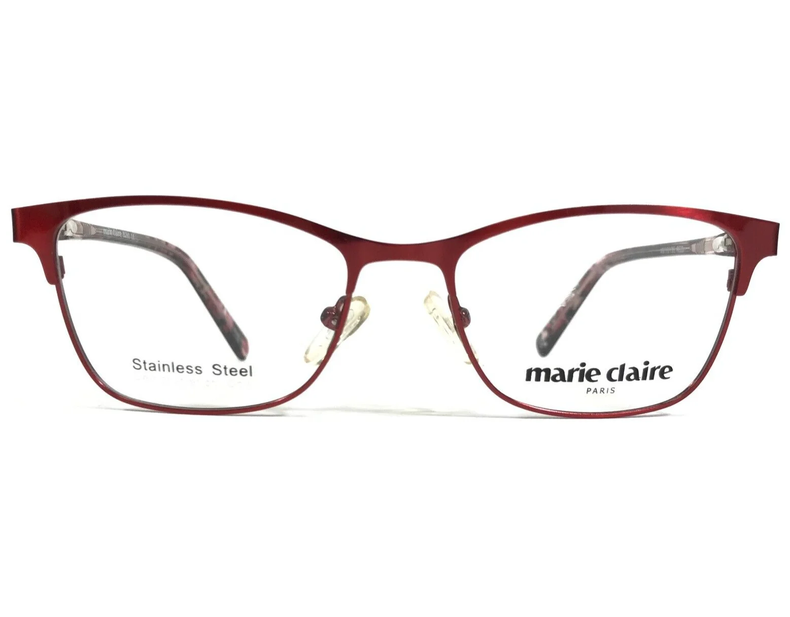 Marie Claire Eyeglasses Frames 6260 RED Tortoise Cat Eye Full Rim 49-16-135