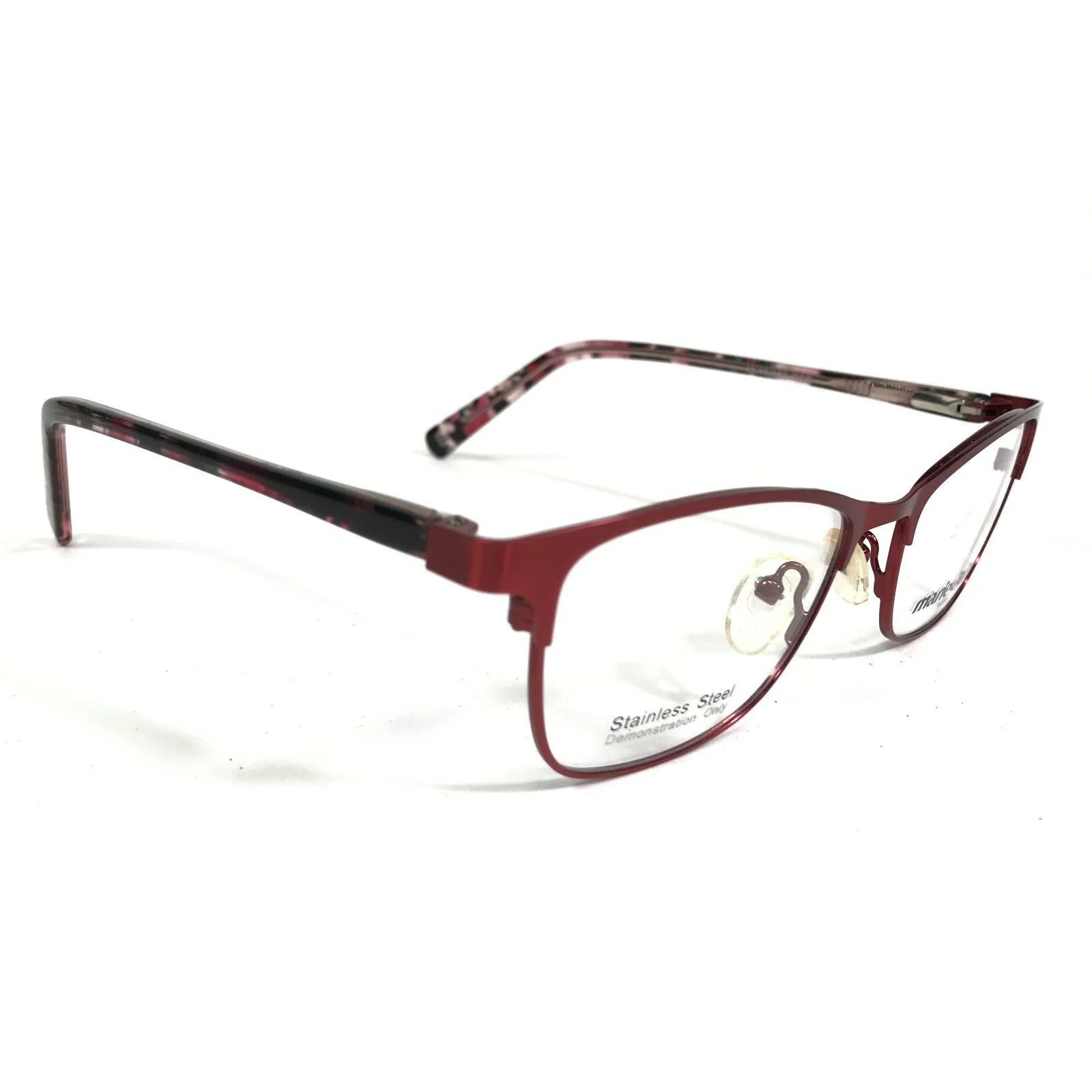 Marie Claire Eyeglasses Frames 6260 RED Tortoise Cat Eye Full Rim 49-16-135 2