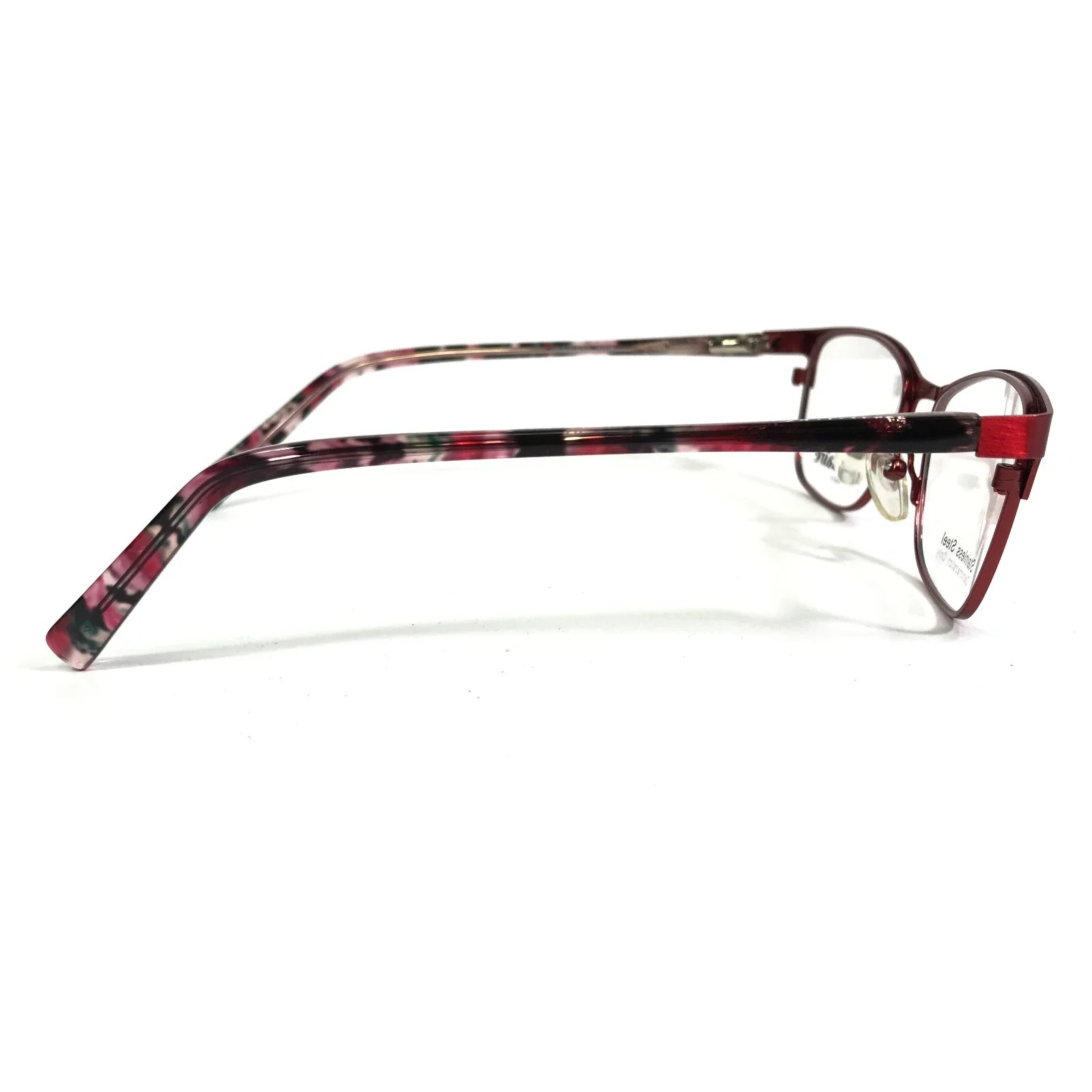 Marie Claire Eyeglasses Frames 6260 RED Tortoise Cat Eye Full Rim 49-16-135 3