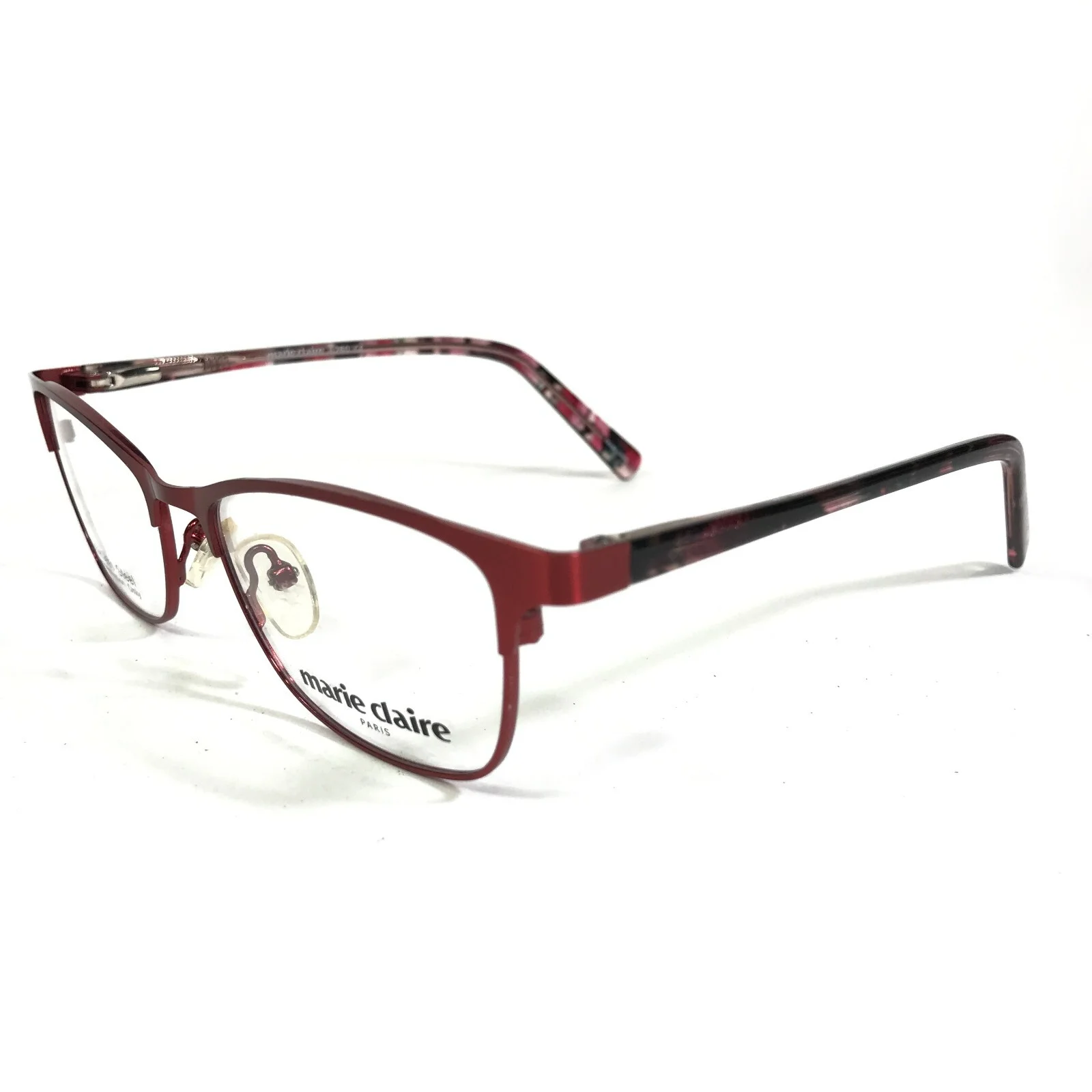Marie Claire Eyeglasses Frames 6260 RED Tortoise Cat Eye Full Rim 49-16-135 4
