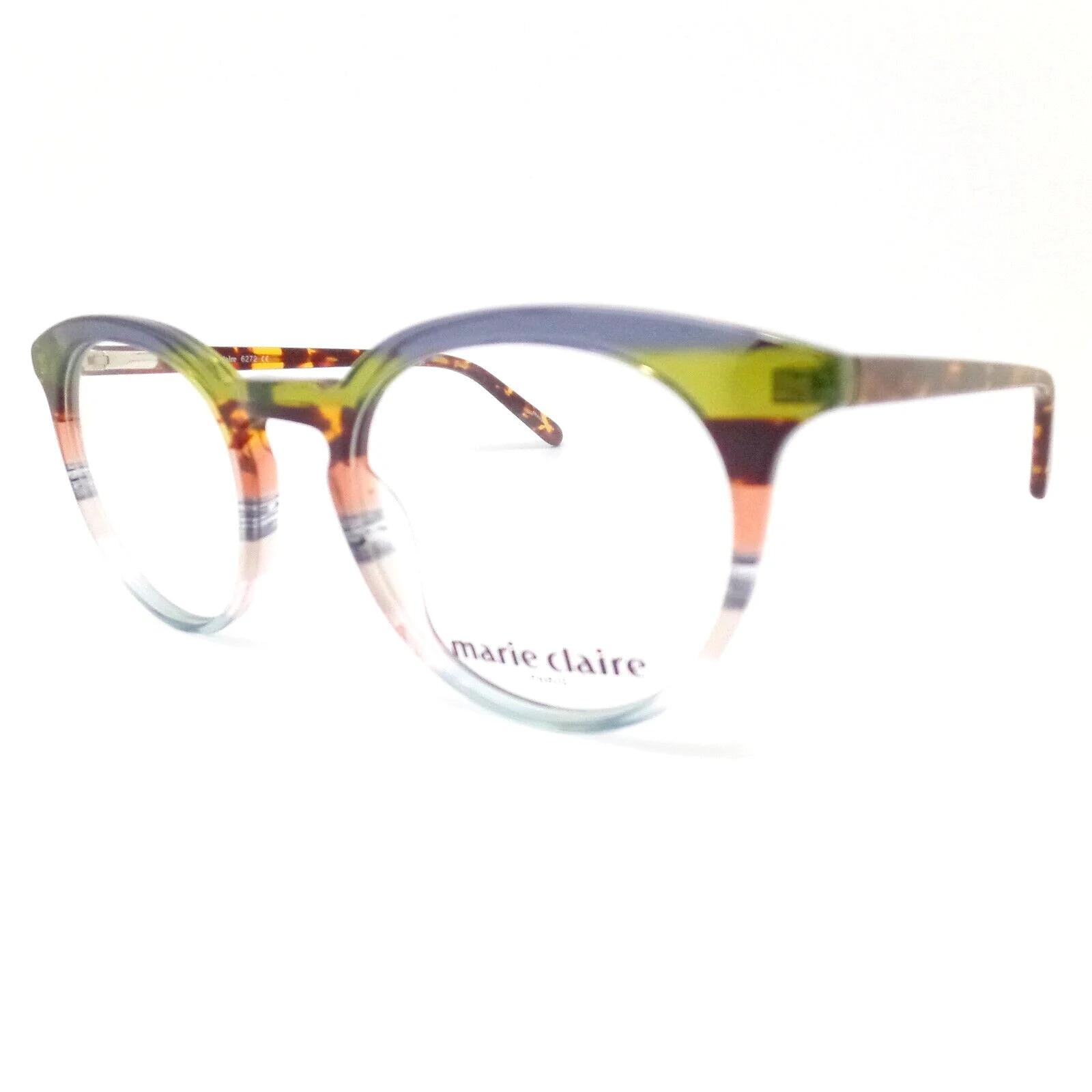 Marie Claire MC 6272 Nature Stripe 48mm New Eyeglass Frame Authentic