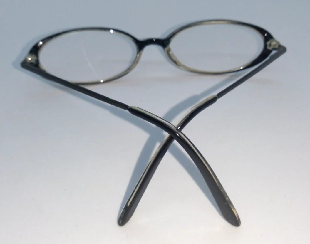 MARIE CLAIRE PARIS Black/Crystal Eyeglass Frames GIGI 52-17-135 Made in France 3