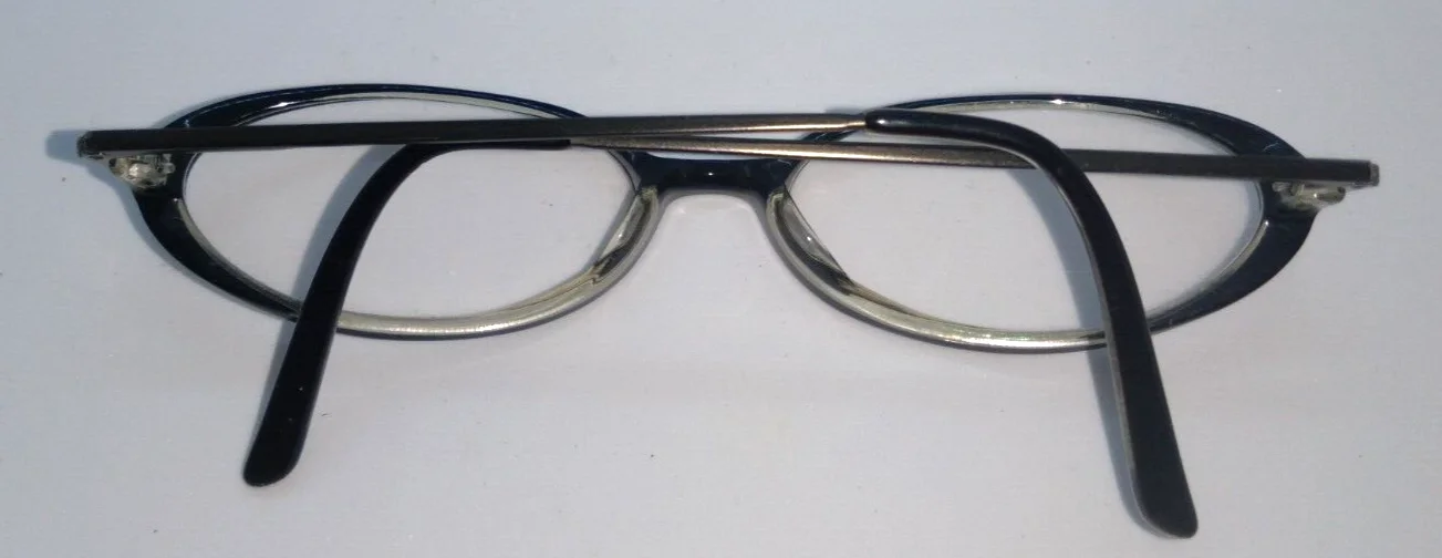 MARIE CLAIRE PARIS Black/Crystal Eyeglass Frames GIGI 52-17-135 Made in France 4