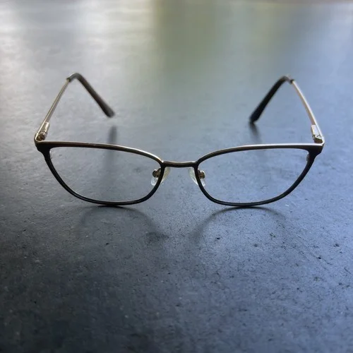 Marilyn Monroe Eyeglasses Frames Only Gold Blue Metal MMO 169414 51 16 145