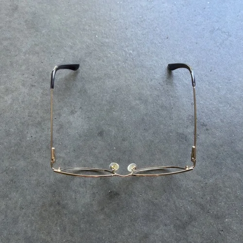 Marilyn Monroe Eyeglasses Frames Only Gold Blue Metal MMO 169414 51 16 145 2
