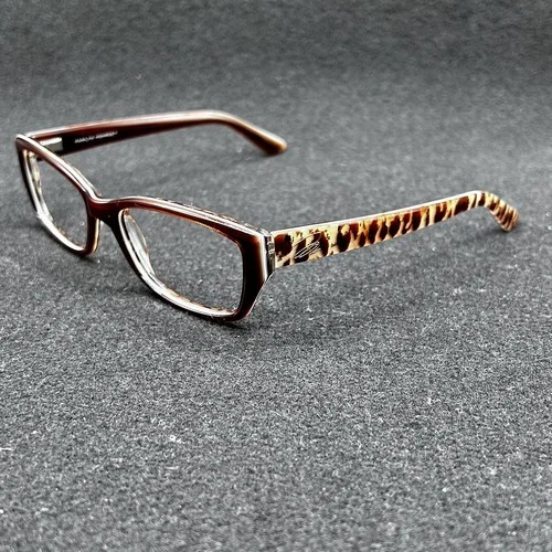 Marilyn Monroe MMO 102 Eyeglasses Frame Brown Gold Flex 53-16-135 Used