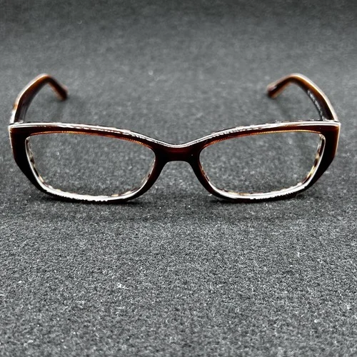 Marilyn Monroe MMO 102 Eyeglasses Frame Brown Gold Flex 53-16-135 Used 2