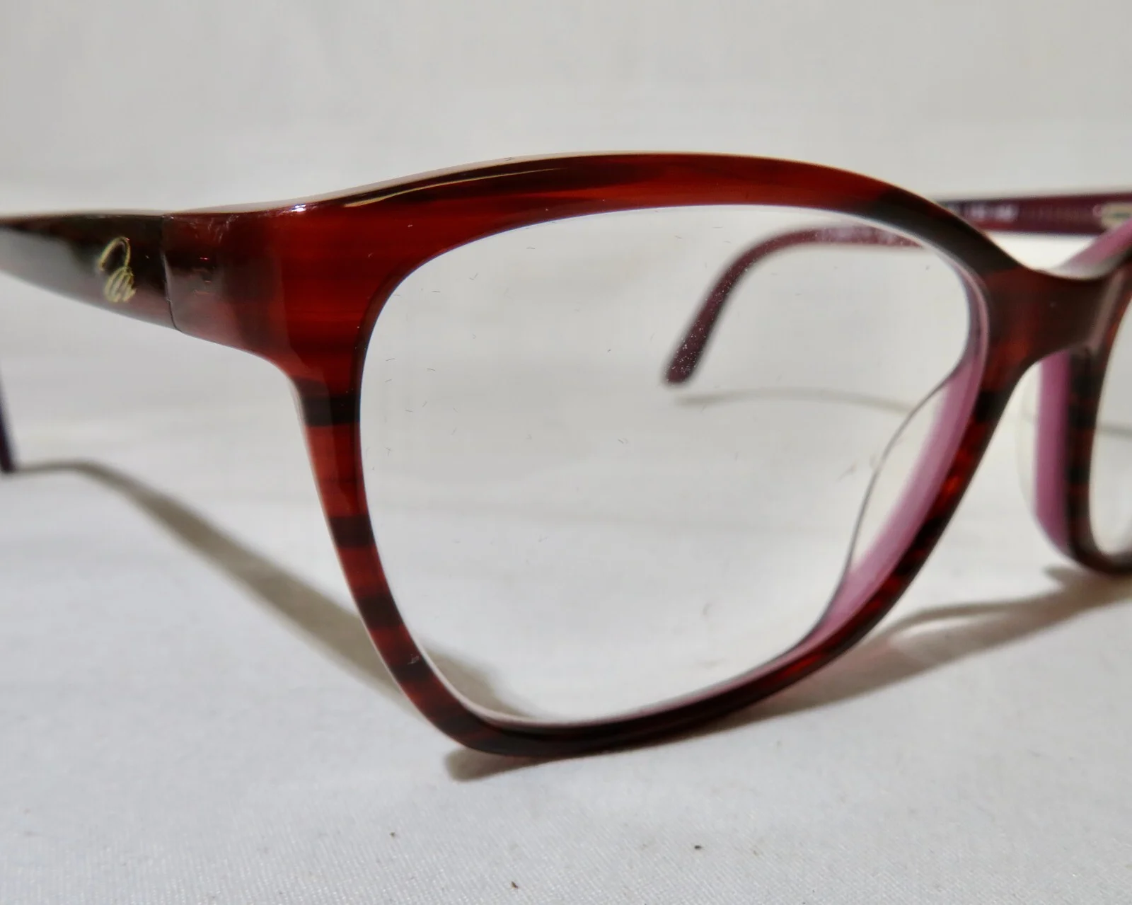 Marilyn Monroe MMO 171 Eyeglass frame 54-16-135 Brown plastic eyewear glasses 3