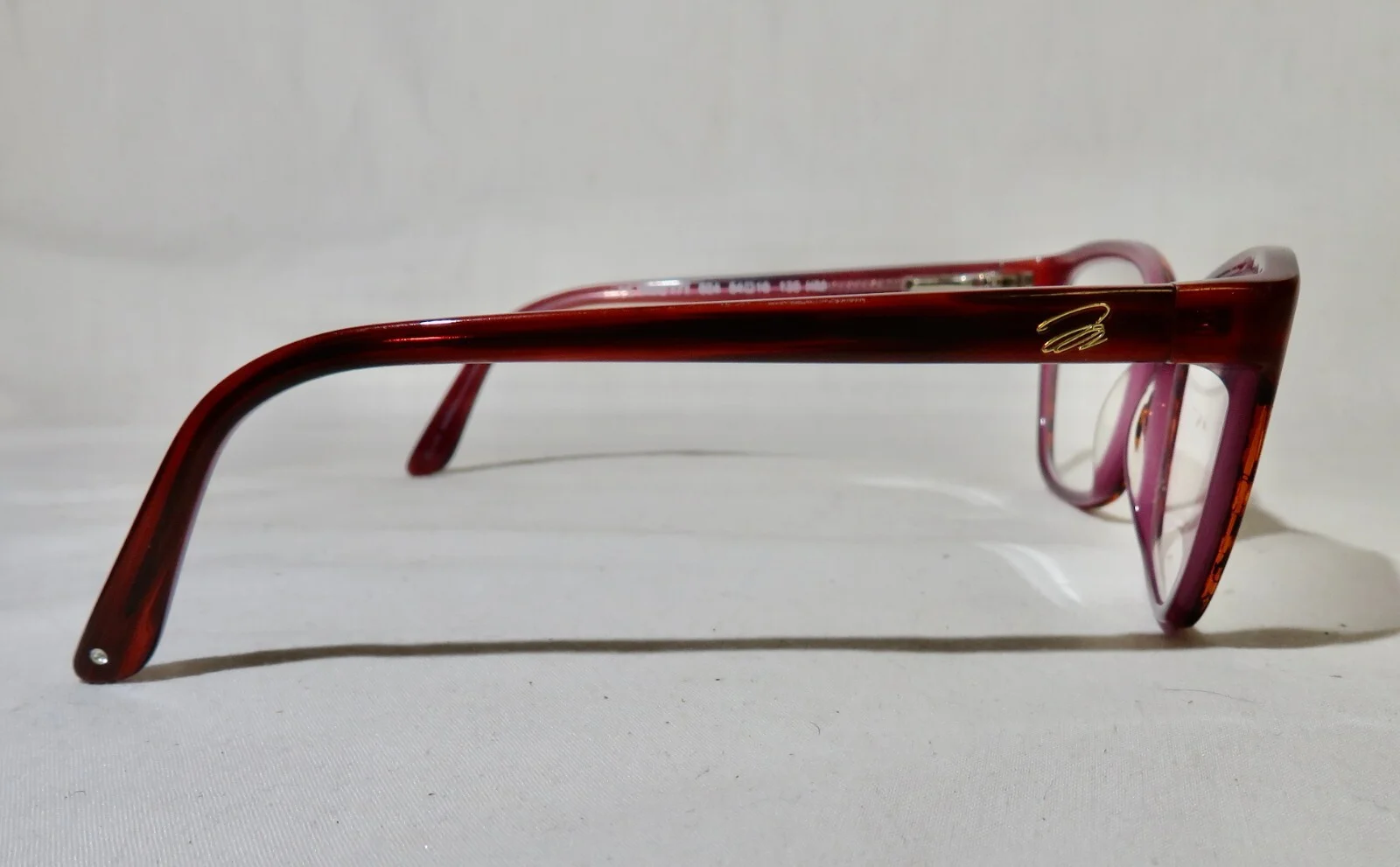 Marilyn Monroe MMO 171 Eyeglass frame 54-16-135 Brown plastic eyewear glasses 4