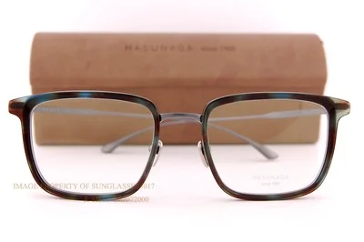 Masunaga Empire I #45 Blue Demi Eyeglasses Handmade in Japan NEW 2