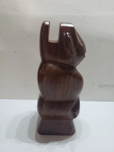 Matr Boomie Indian Rosewood Wooden Carved Monkey Eyeglasses Holder 4