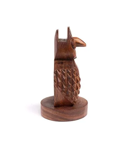 Matr Boomie Owl Hand Carved Wooden Eyeglasses Holder 2