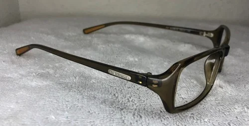 Matsuda Brown Rectangles Eyeglass Frames Japanese Eyewear Handmade 53-15-136