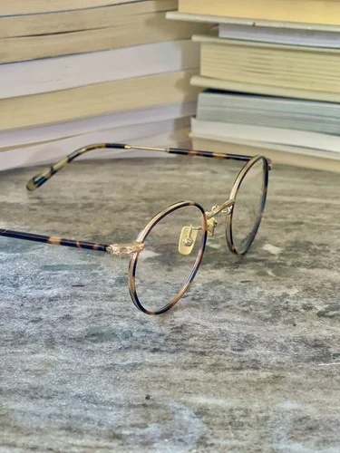 Matt Tortoise Round Retro Eyeglasses Unisex Frame Eyewear Optical Glasses Japan 2
