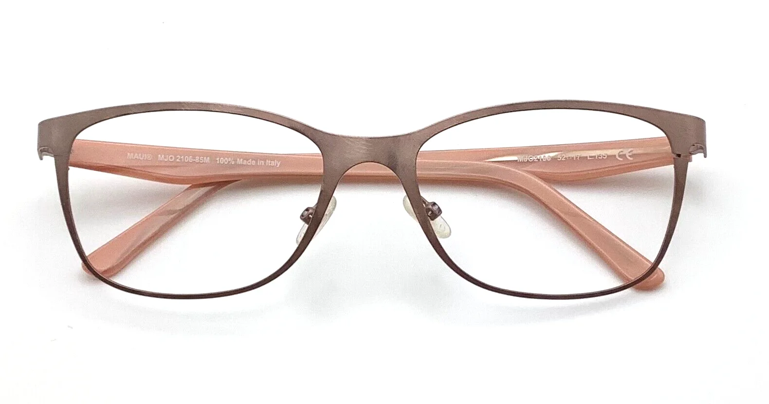 Maui Jim Eyeglasses MJO 2106-85M Matte Peach Frames 52-17-135