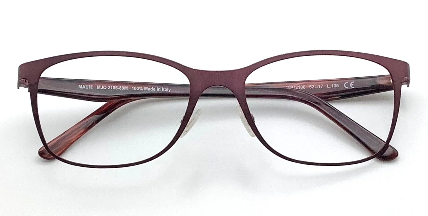 Maui Jim Eyeglasses MJO 2106-89M Matte Lavender Frames 52-17-135