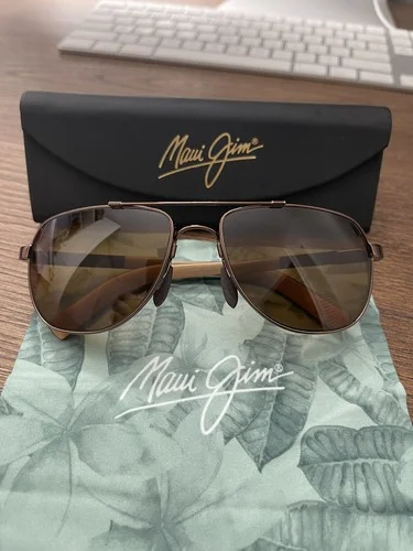 Maui Jim MJ-327-23 Guardrails Sunglasses/Eyeglasses Frame Only 58-17-130MM Japan