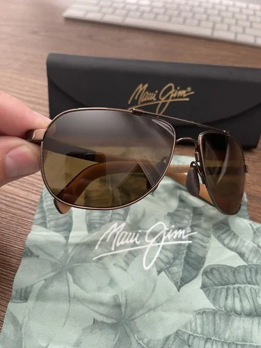 Maui Jim MJ-327-23 Guardrails Sunglasses/Eyeglasses Frame Only 58-17-130MM Japan 2