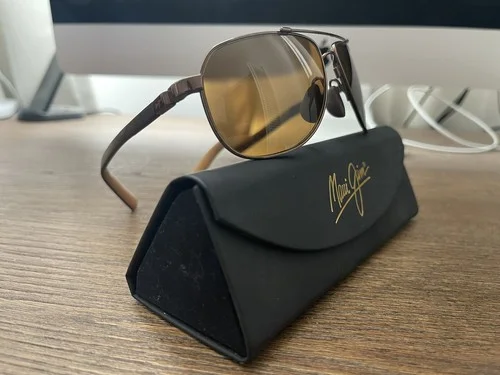 Maui Jim MJ-327-23 Guardrails Sunglasses/Eyeglasses Frame Only 58-17-130MM Japan 4