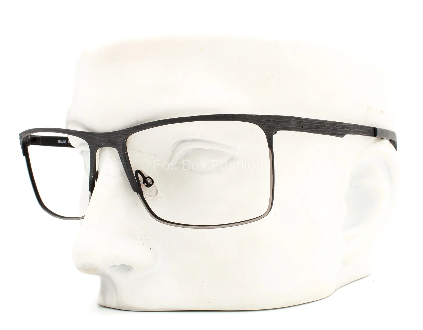 Maui Jim MJO 2100-02MG Eyeglasses Glasses Black Texture 58-17-145 (Large) 3