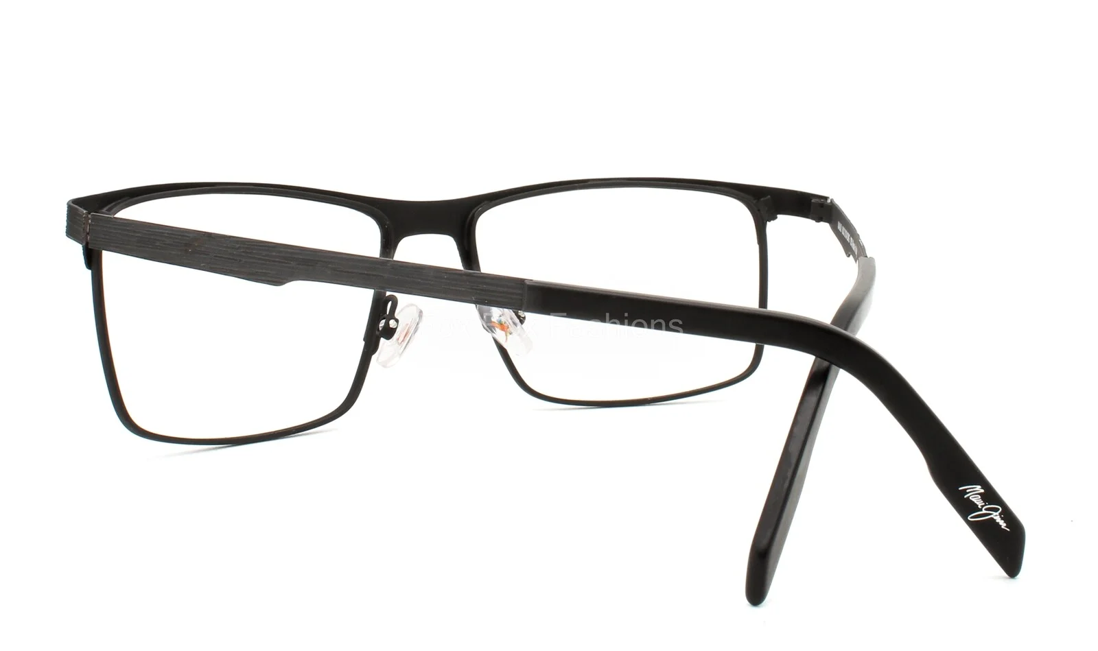 Maui Jim MJO 2100-02MG Eyeglasses Glasses Black Texture 58-17-145 (Large) 4