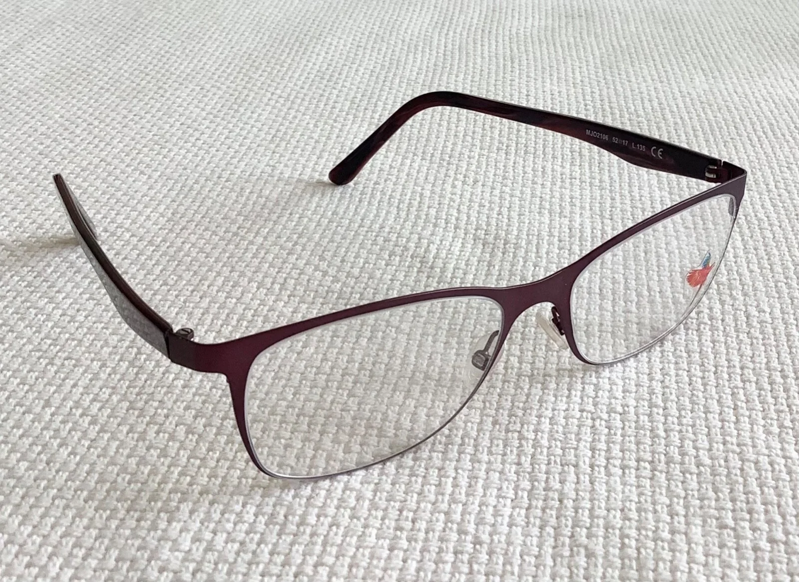 Maui Jim MJO 2106-89M Eyeglasses Glasses Matte Burgundy 52-17-135 2