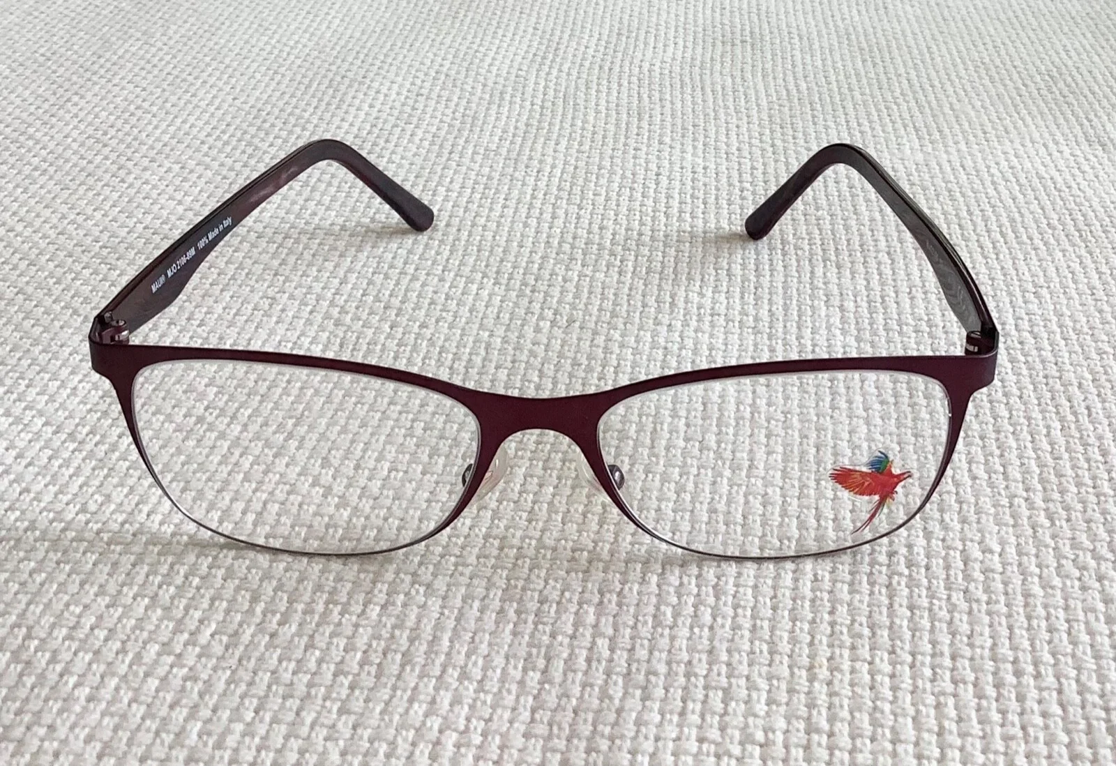 Maui Jim MJO 2106-89M Eyeglasses Glasses Matte Burgundy 52-17-135 3