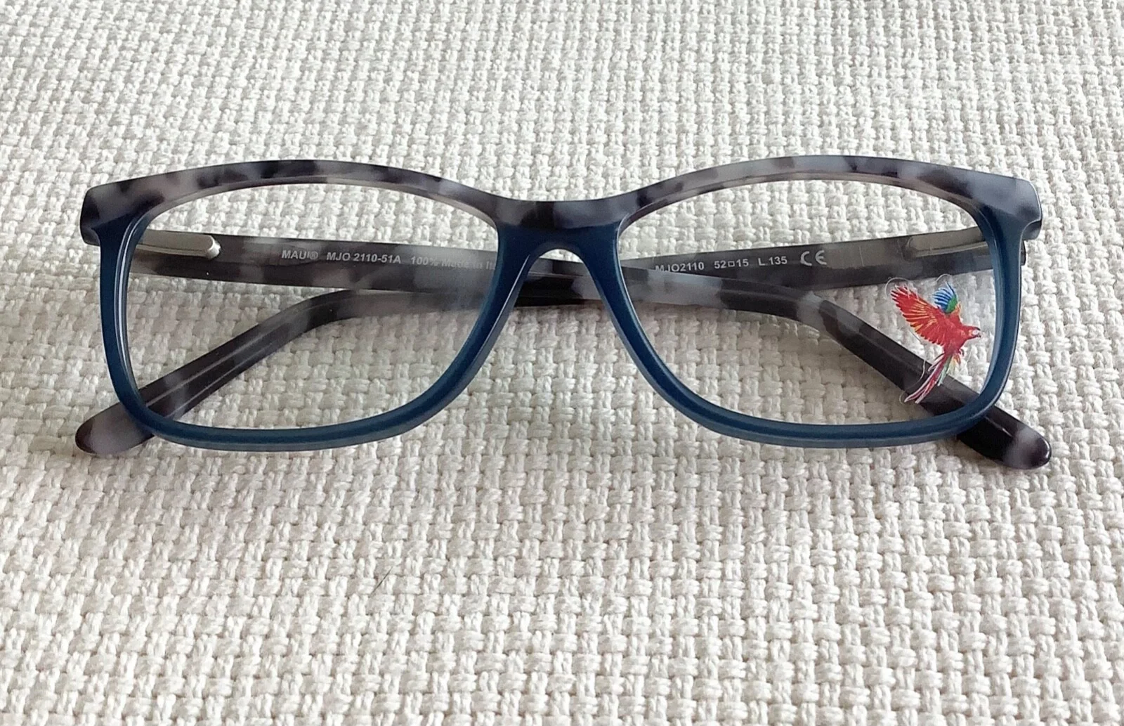 Maui Jim MJO 2110 51A Matte White Tokyo Tortoise 52-15-135 Womens Eyeglass Frame 3