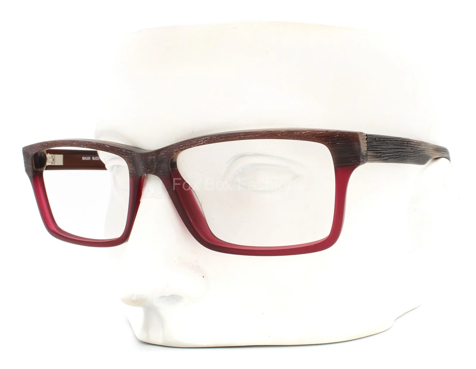 Maui Jim MJO 2120-25D Eyeglasses Glasses Brown Woodgrain Red Ombre 57mm (Large) 3