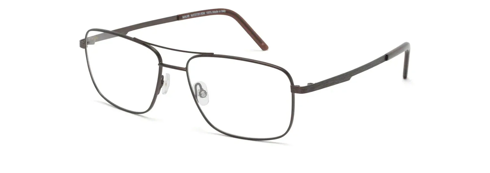 Maui Jim MJO 2130-82M Aviator Eyeglasses Glasses Matte Brown 55-17-145