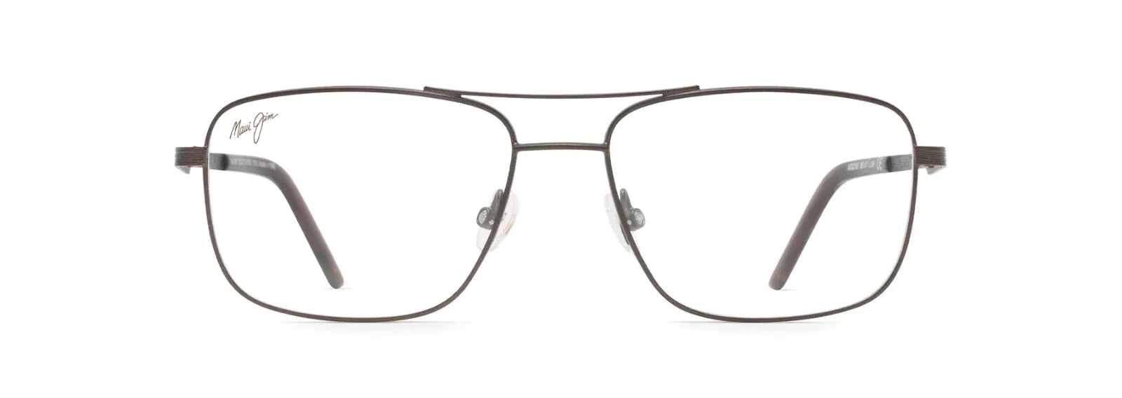 Maui Jim MJO 2130-82M Aviator Eyeglasses Glasses Matte Brown 55-17-145 2
